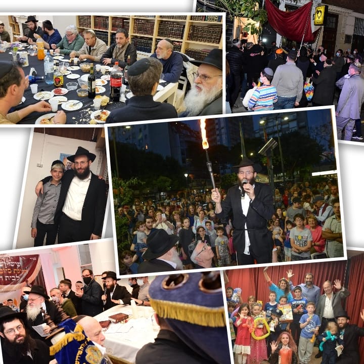 Simchat Tora Kiddush for 120 people